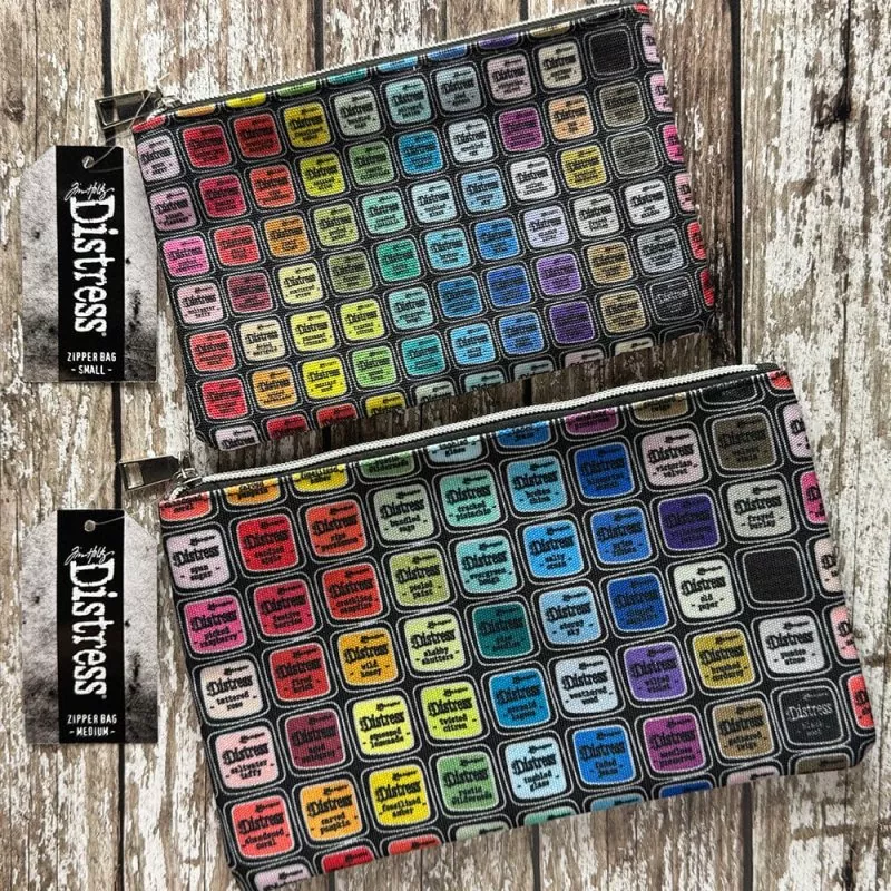 Tim Holtz Distress Zipper Bag Small & Medium Bundle Ranger 1