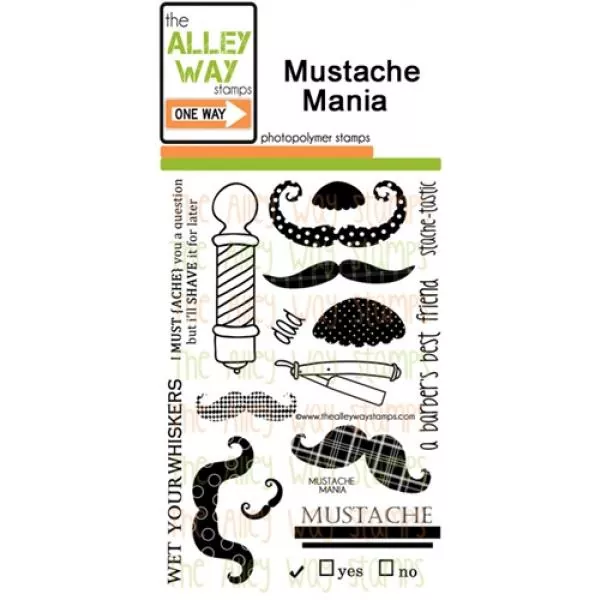 taws mustachemania clear