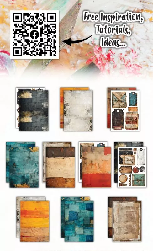 Rusty Rythms #11 paper Kit A6 AALL & Create 1