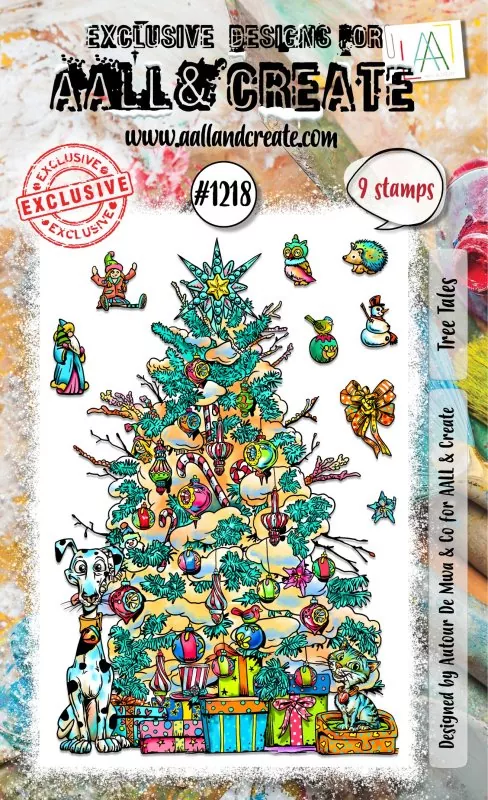 aall create clear stamp Tree Tales