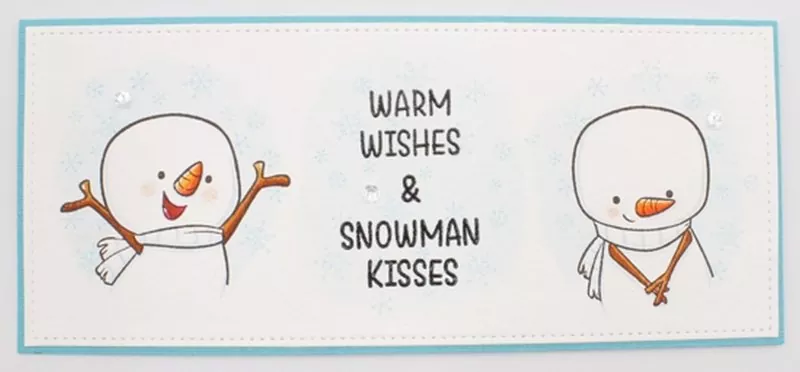 Snowman & Friends Clear Stamps Impronte D'Autore 2