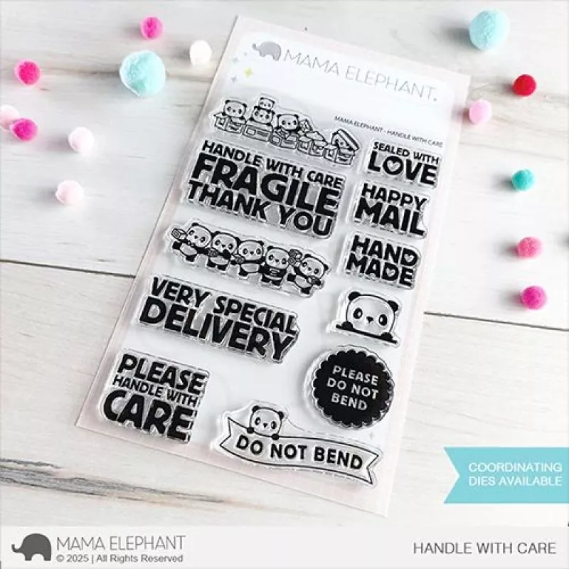 Handle with Care Clear Stamps Mama Elephant