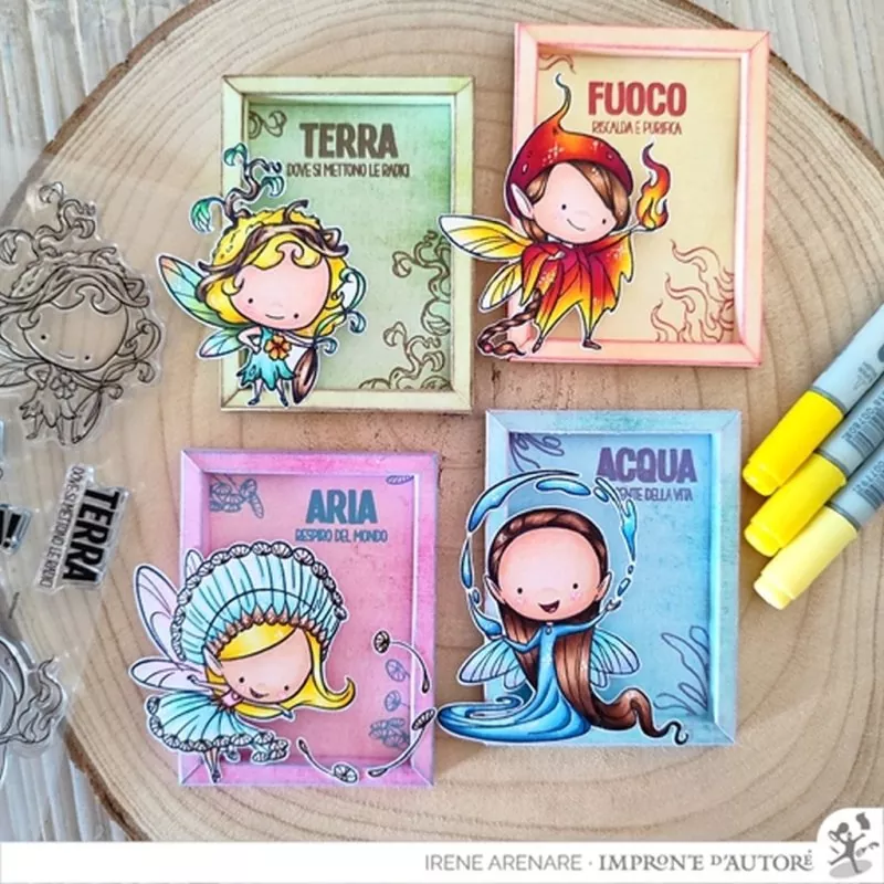 Elements Fairies Clear Stamps Impronte D'Autore 1