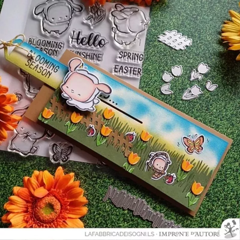 Hello Ewe Impronte D'Autore Stamp & Die Bundle 3