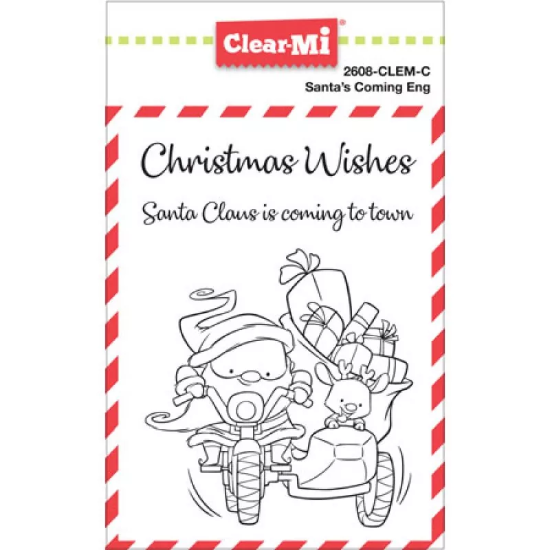 Santa's Coming Clear Stamps Impronte D'Autore