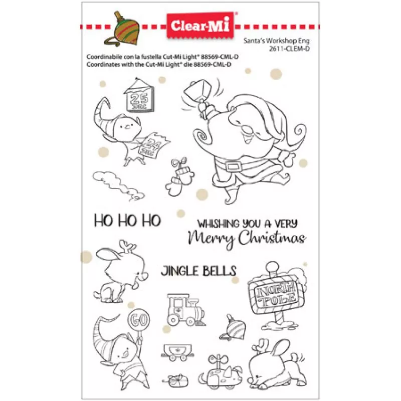 Santa's Workshop Clear Stamps Impronte D'Autore