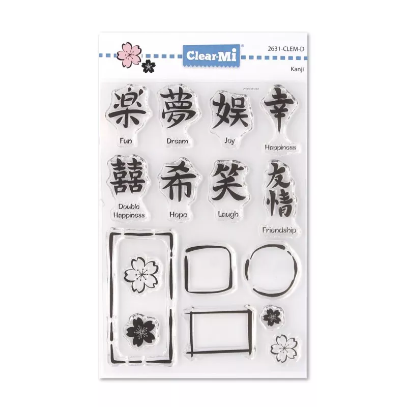 Kanji Clear Stamps Impronte D'Autore