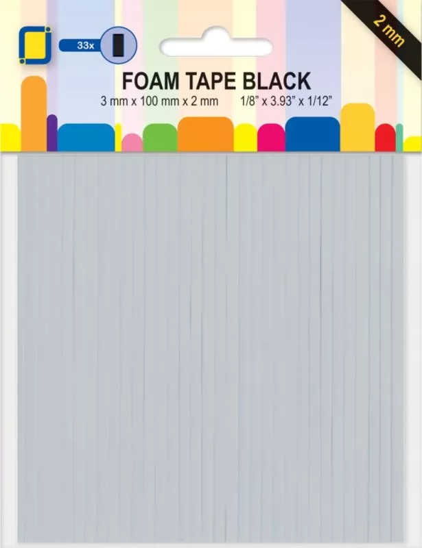 3D Foam Lines Black 3x100x2mm JEJE Produkt