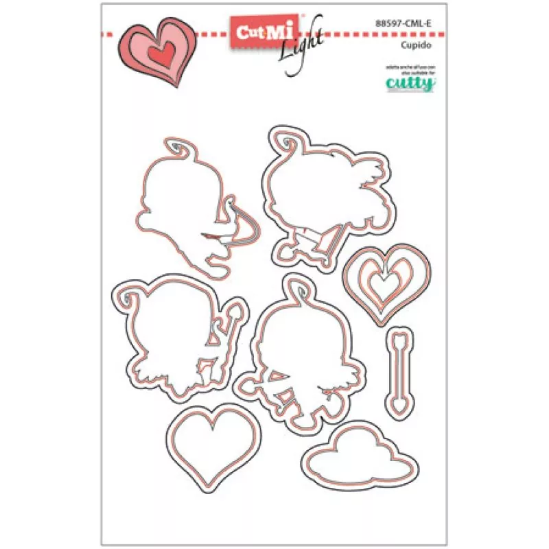 Cupido Impronte D'Autore Stamp & Die Bundle 1