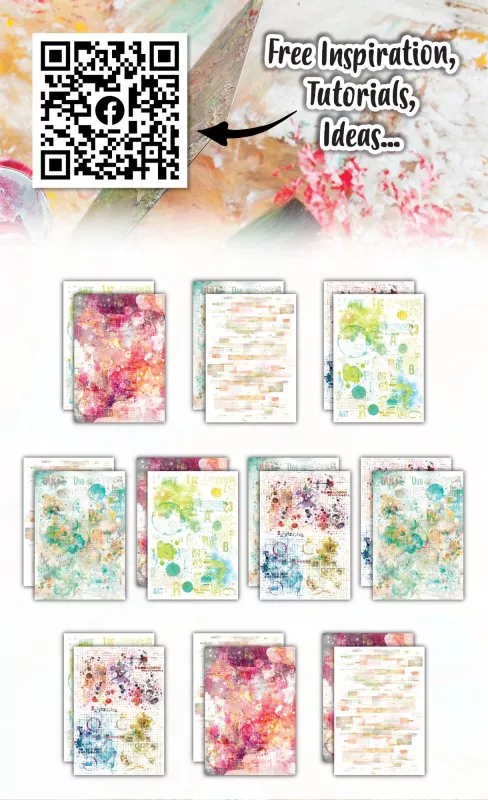 Spectrum Splash #3 paper Kit A6 craft emotions 1