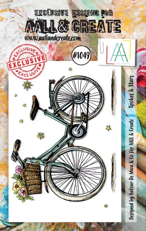 aall create clear stamp Spokes & Stars