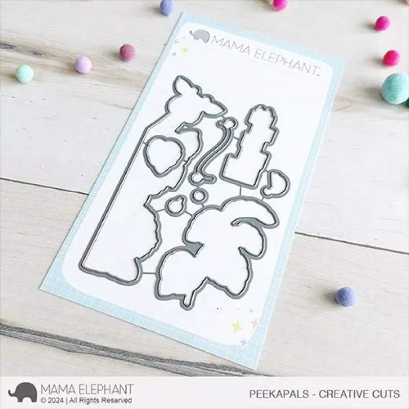 Peekapals Dies Creative Cuts Mama Elephant