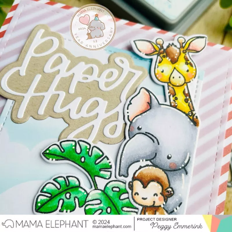 Paper Hugs Dies Creative Cuts Mama Elephant 1