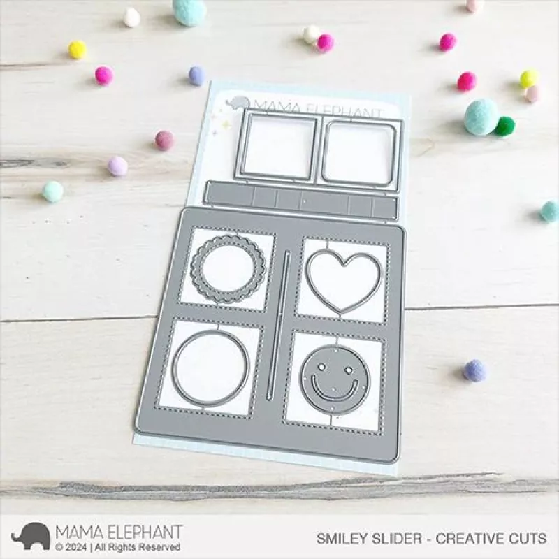 Smiley Slider Dies Creative Cuts Mama Elephant