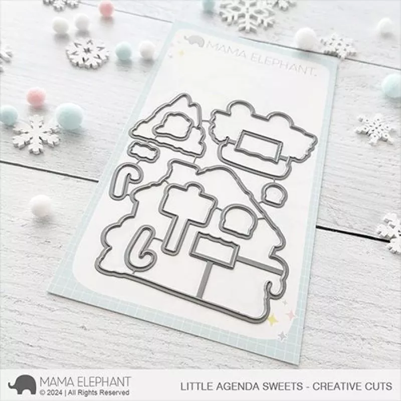 Little Agenda Sweets Dies Creative Cuts Mama Elephant