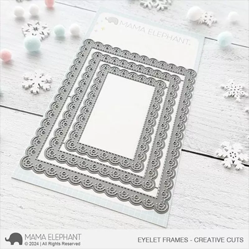 Eyelet Frames Dies Creative Cuts Mama Elephant