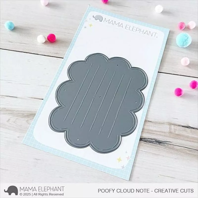 Poofy Cloud Note Dies Creative Cuts Mama Elephant