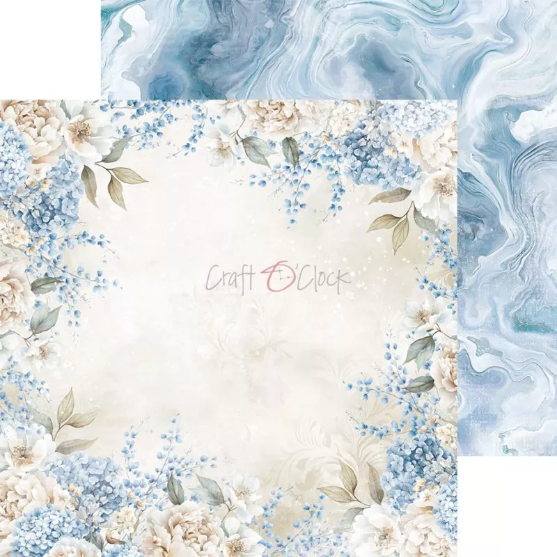 Craft O'Clock Something Blue 6"x6" inch Paper Set 7