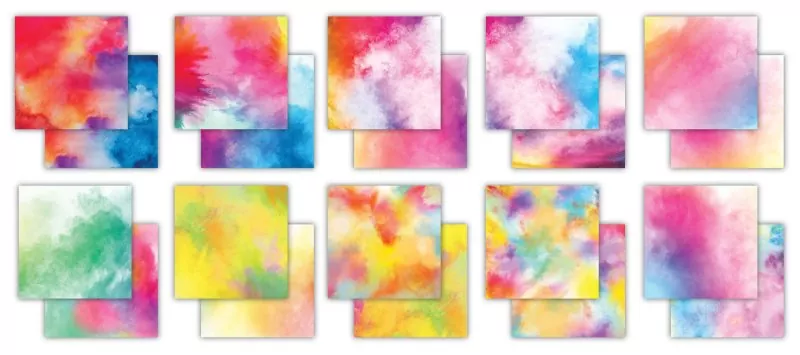 Craft Consortium - Pigment Infusions 12"x12" inch paper pad 1