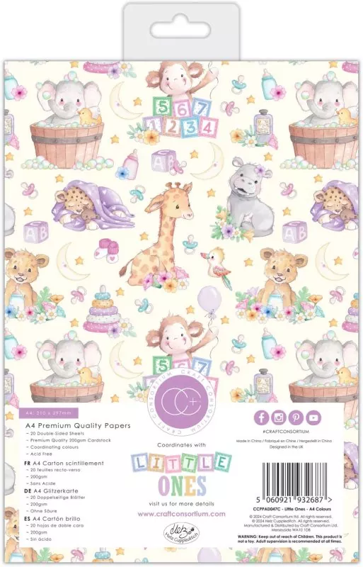 Craft Consortium Little Ones A4 paper pad 1