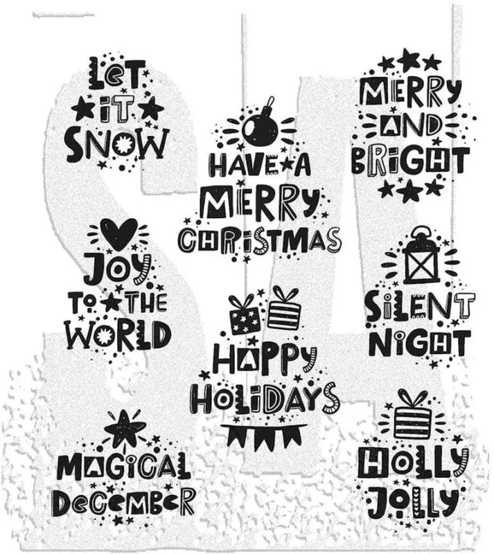 Holiday WhatNots Tim Holtz Rubber Stamps Stamper Anonymous