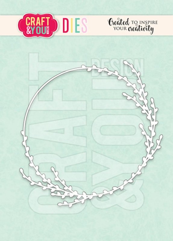 Catkins Wreath Craft & You Design Dies