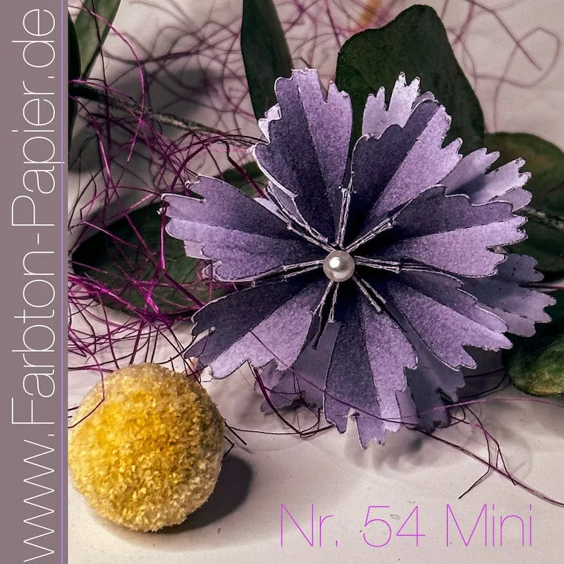 Faltblume Nr.54 Mini Die Set FarbTon Papier