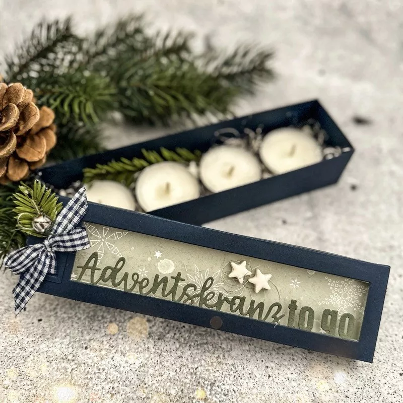 Adventskranz to go Die Set FarbTon Papier 1