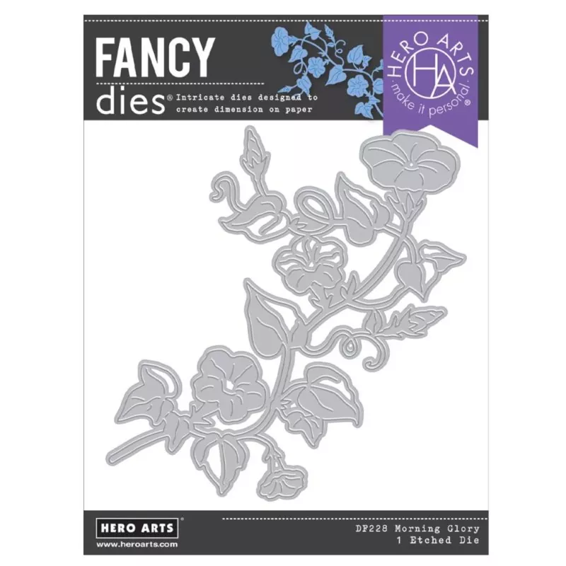 Morning Glory fancy die hero arts