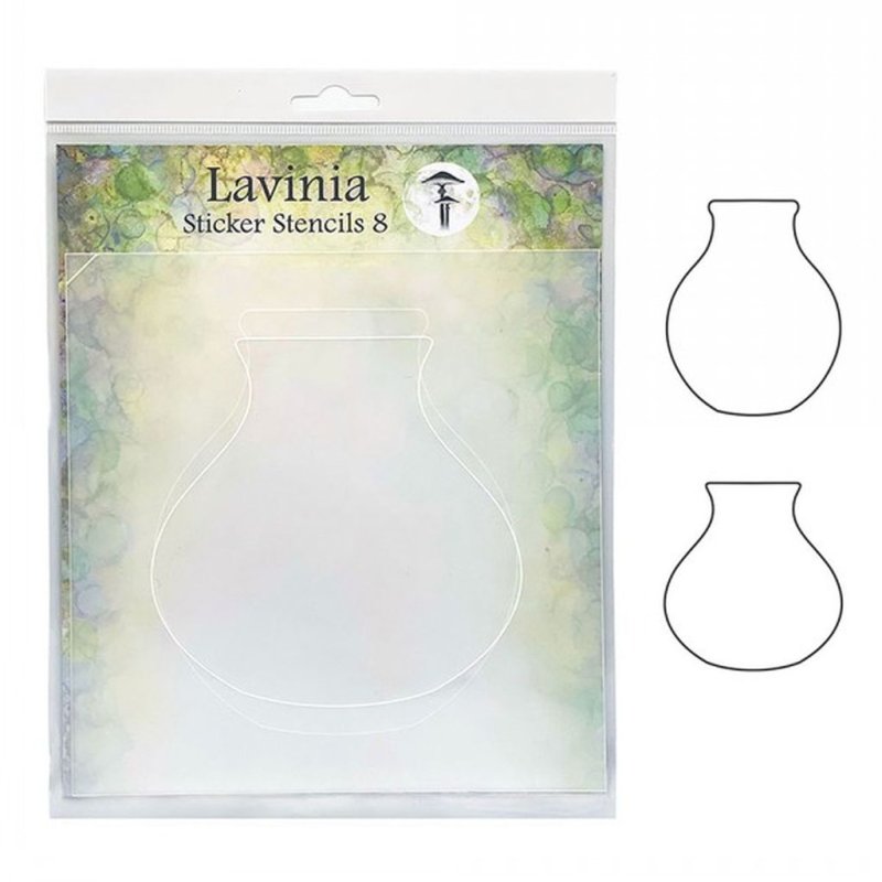 Sticker Stencil Set 8 Terrarium Collection Lavinia