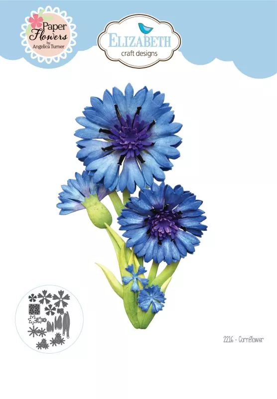 Spring Awakening Cornflower Dies Elizabeth Craft Designs