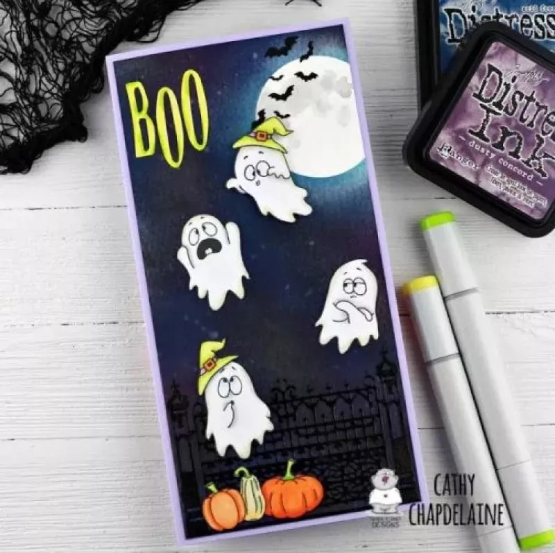 Ghosts BUNDLE Stamps + Dies Gerda Steiner Designs 2