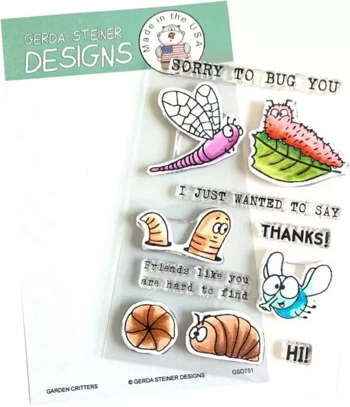 Garden Critter BUNDLE Stamps + Dies Gerda Steiner Designs