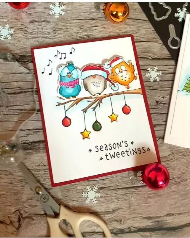 Seasons Tweetings BUNDLE Stamps + Dies Gerda Steiner Designs 2