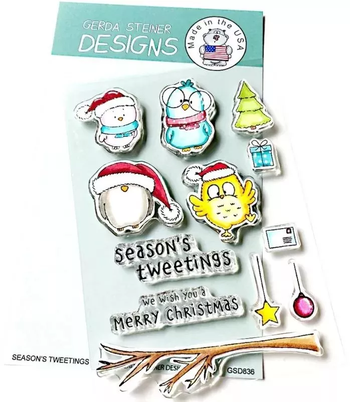 Seasons Tweetings BUNDLE Stamps + Dies Gerda Steiner Designs