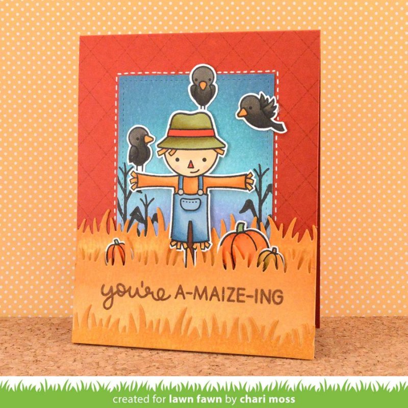 Happy Harvest Coloring Stencils Lawn Fawn 2