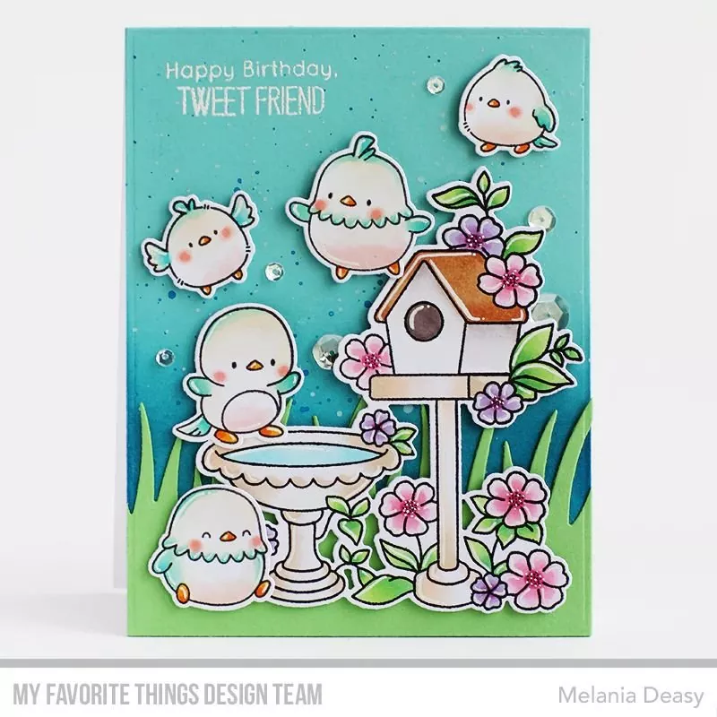 my favorite things Stamp & Die Duo Tweet Friends 2