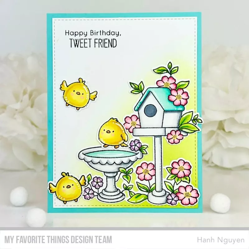 my favorite things Stamp & Die Duo Tweet Friends 4