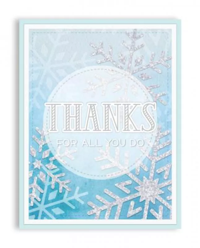 Snowflake Trio Stencil Lawn Fawn 1