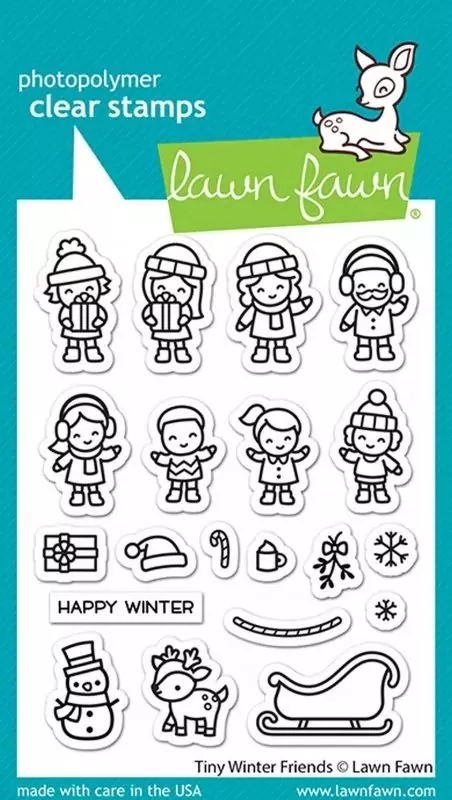 Tiny Winter Friends Stamps Lawn Fawn