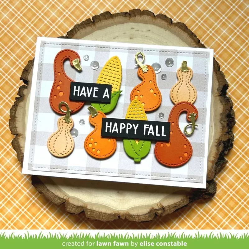 Stitched Gourds Dies Lawn Fawn 1