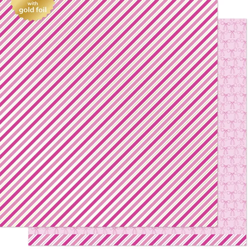 Candy Cane Lane Gift Wrap lawn fawn scrapbooking paper