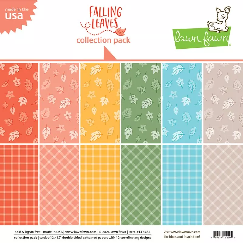 Falling Leaves Paper Collection Pack Lawn Fawn