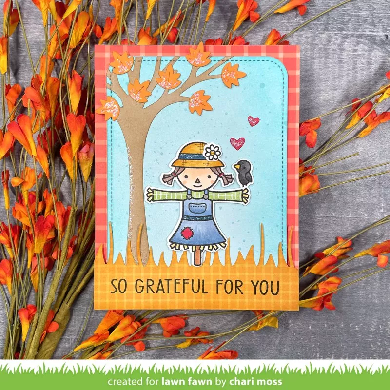 You Crow Girl Clear Stamps Lawn Fawn 1