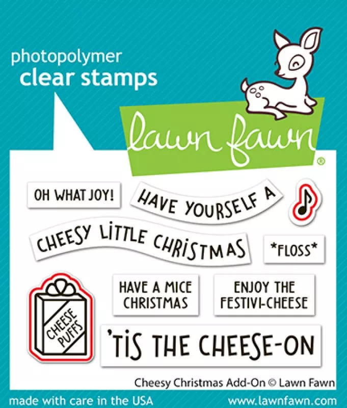 Cheesy Christmas Add-On Dies Lawn Fawn 1