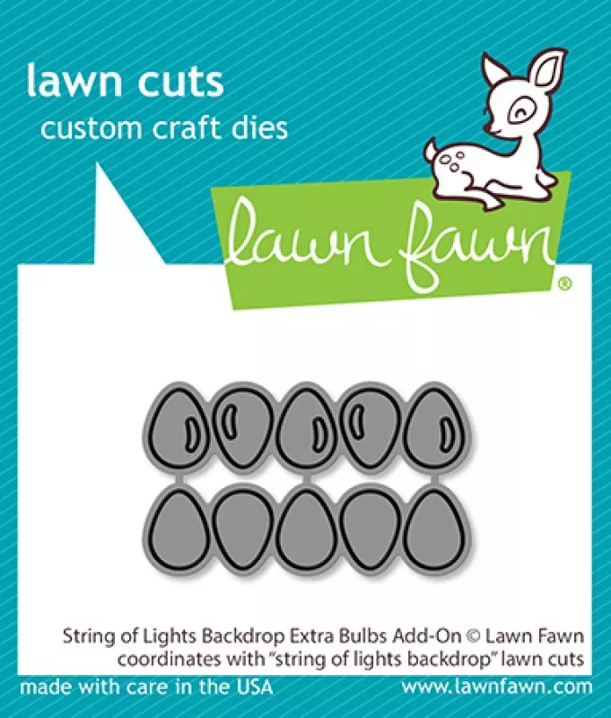 String of Lights Backdrop Extra Bulbs Add-On Dies Lawn Fawn