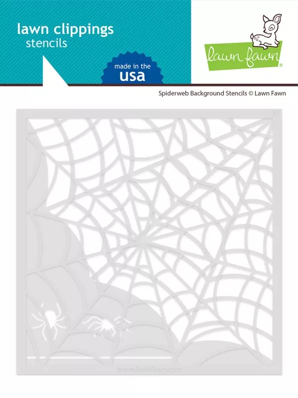 Spiderweb Background Stencils Lawn Fawn