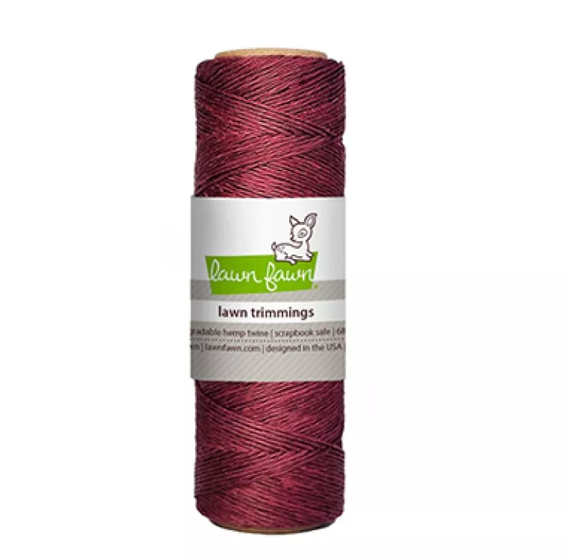 Burgundy Hemp Twine Lawn Fawn