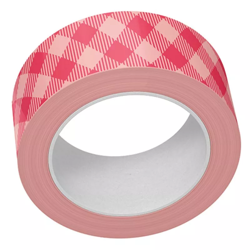 Pink Gingham Washi Tape Lawn Fawn