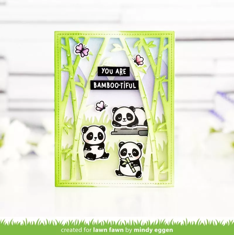 I Heart Pandas Clear Stamps Lawn Fawn 1